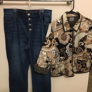 Old Navy jeans size 16.